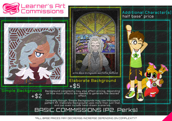 Basic Commissions Perks Basic Commissions Perks