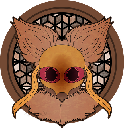 headshot, elaborate background
